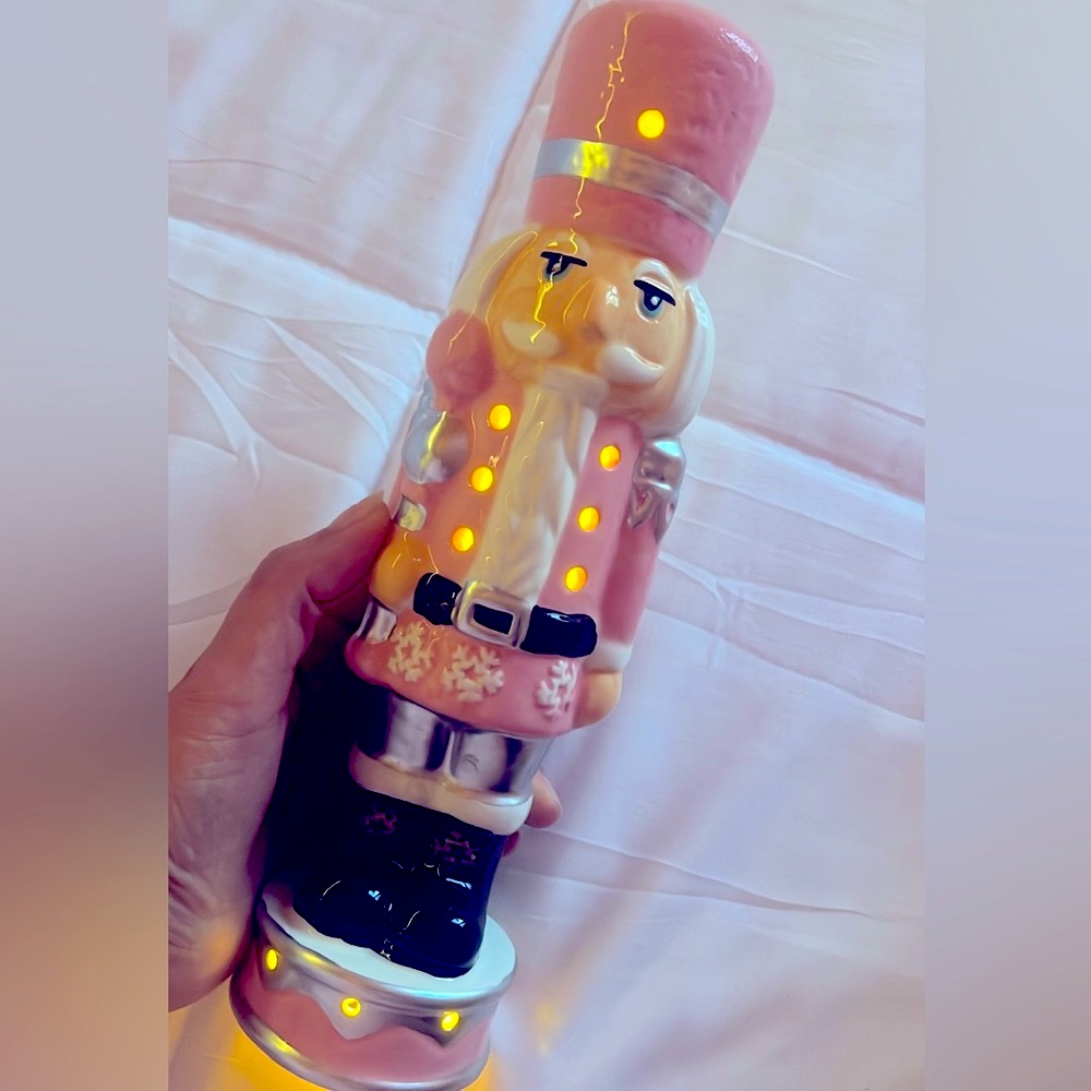 Pink Light-Up Nutcracker